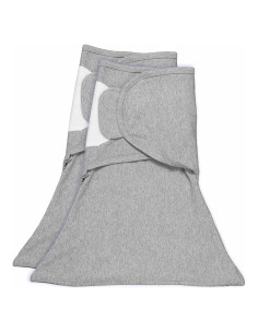 SleepingBaby Zippy Swaddle Manta Envueltos Bebés 2 Pzas Gris