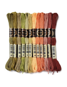 Hilo de Bordado CABODYALS 12 Madejas 105 Yards Poliester