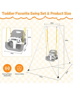 Columpio 3 en 1 UMIKOOL para Bebés y Niños hasta 10 Años 2