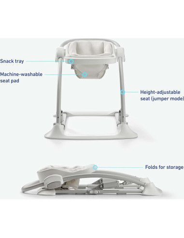 Graco Jumpstart 4-en-1 Rebotador Ajustable para Bebés Mod Lilac