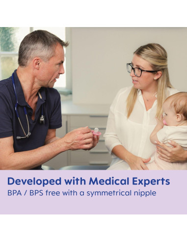 Chupete MAM Perfect Night Rosa 2 Unidades 6-16 Meses