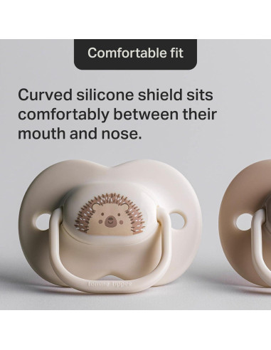 Chupetes Tommee Tippee Newborn Matte 0-6 Meses Sin BPA - 6 Pzas