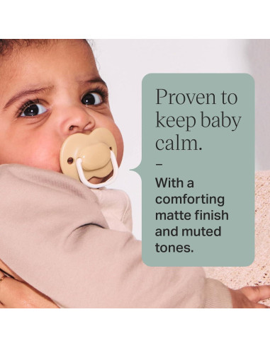 Chupetes Tommee Tippee Newborn Matte 0-6 Meses Sin BPA - 6 Pzas