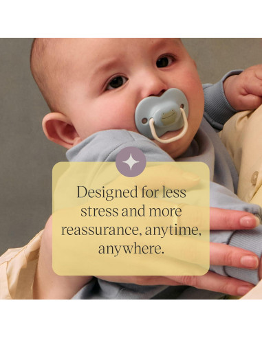 Chupetes Tommee Tippee Newborn Matte 0-6 Meses Sin BPA - 6 Pzas