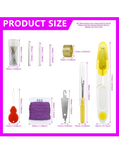 Kit de Hilo de Bordado Renashed 187 Piezas 150 Colores 2