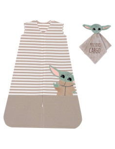 Manta Portátil Baby Yoda Grogu Lambs & Ivy Set 2 Piezas