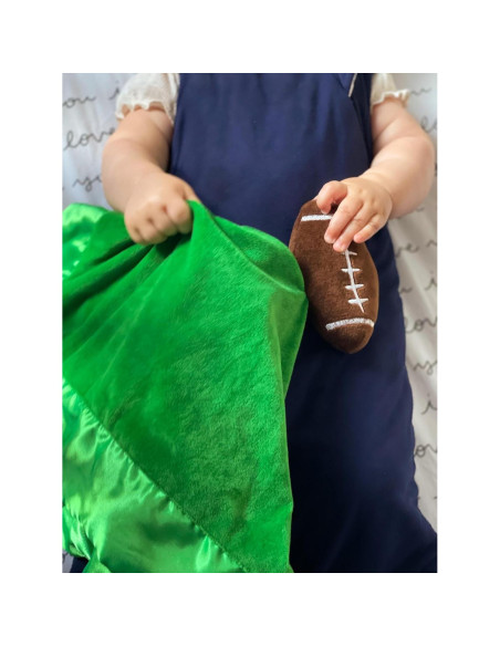 Manta de Seguridad para Bebé Yikes Twins Fútbol 50.8x50.8cm Manta de Seguridad para Bebé Yikes Twins Fútbol 50.8x50.8cm