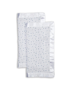 Juego de Mantitas de Seguridad Lulujo 100% Algodón Estrellas 40.64 cm