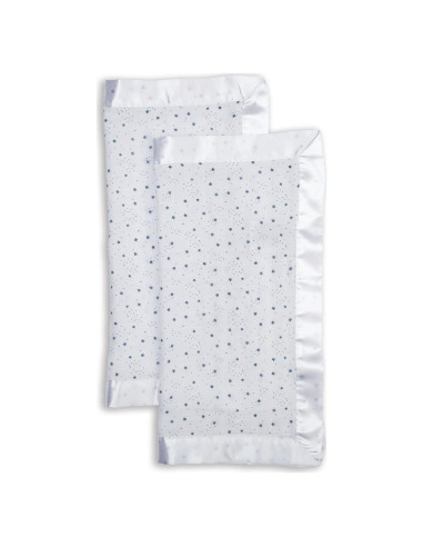 Juego de Mantitas de Seguridad Lulujo 100% Algodón Estrellas 40.64 cm