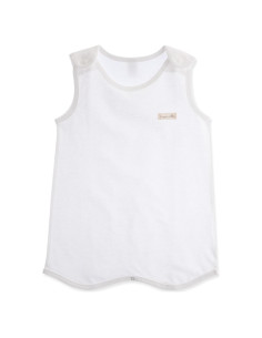 Chaleco de Malla Jacquard Bebé 100% Algodón Orgánico 6-12 Meses