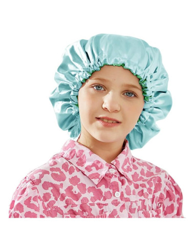 Gorro de Sueño de Satén ELIHAIR Ajustable para Niños X-Large