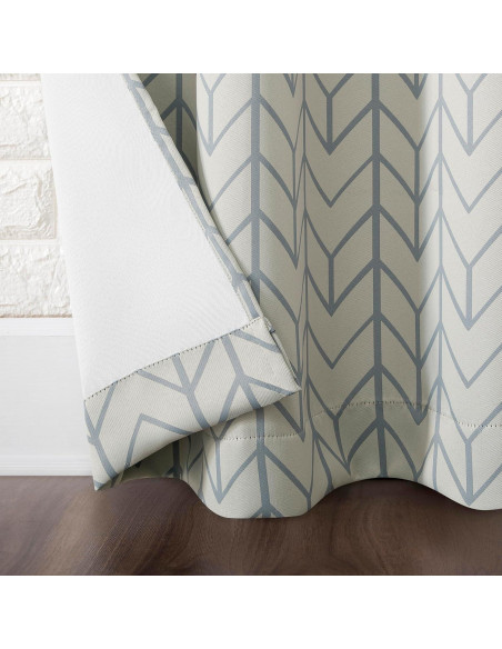 Cortina Blackout Ojal Kenwood Sun Zero 40x63 cm Piedra