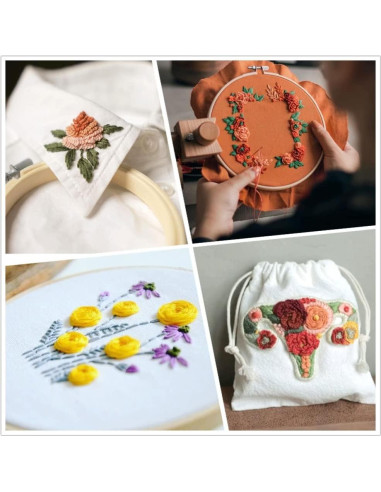 Kit de Hilo de Bordado CUVOKUR 660 Piezas Multicolor