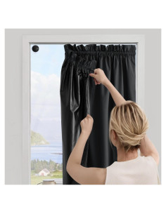 Cortina Opaca Portátil NICETOWN 132x213 cm Negra