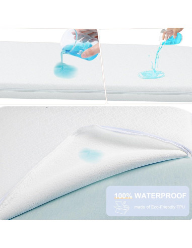 Colchón de cuna NeoBorn 81x46 cm viscoelástico impermeable