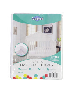 Cubierta de colchón impermeable Abstract 71x132 cm Blanca