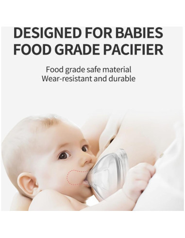 Tetina de Biberón Closer to Nature 100% Silicona Anticólico 2 Pzas