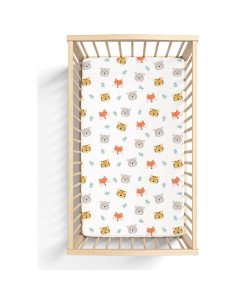 Sábana y Protector de Colchón WovenX para Cuna 132x71cm 2