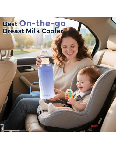 Enfriador de Leche Materna Acero Inoxidable 20oz Portátil