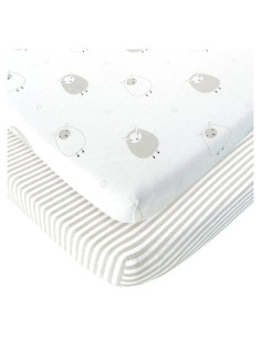 Sábanas para Cuna de Lado Joey + Joan - Algodón Jersey 53x91 cm