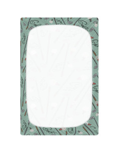 Sábana ajustada cuna Mazeann M 132x71 cm dibujos animados 2