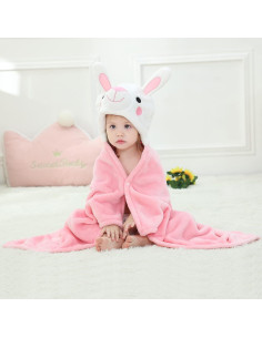 Toalla con Capucha para Bebés Arkwida Conejo 127x102 cm 2