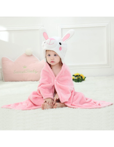 Toalla con Capucha para Bebés Arkwida Conejo 127x102 cm