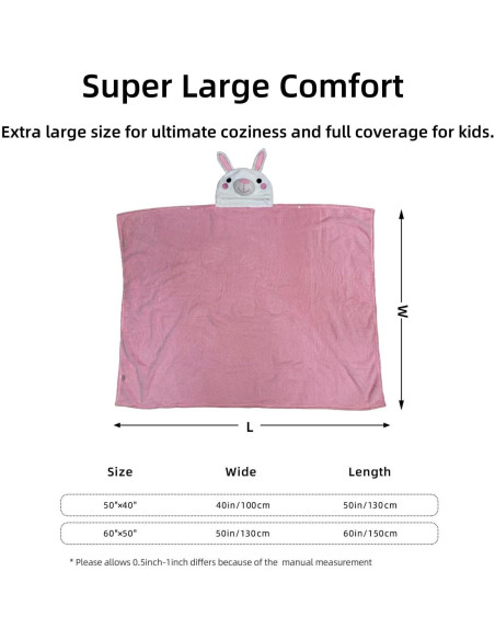 Toalla con Capucha para Bebés Arkwida Conejo 127x102 cm