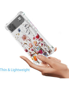 Funda Floral LG K92 5G TPU Transparente Antigolpes 2