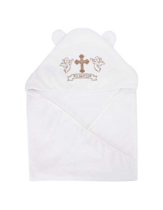 Toalla de Baño con Capucha ESTAMICO Unisex 90x90 cm Bordado