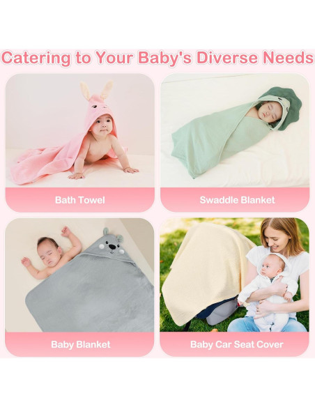 Toallas de Baño con Capucha Unicorn Castle 2 Piezas Muselina