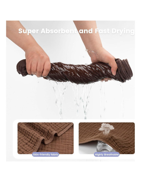 Toallas de Bebé con Capucha FUNUPUP 2 Piezas 81x81 cm Algodón