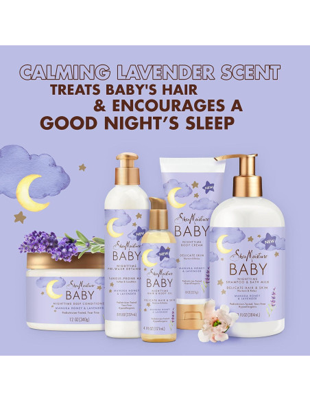 Acondicionador Profundo SheaMoisture Baby 340g Miel de Manuka y Lavanda