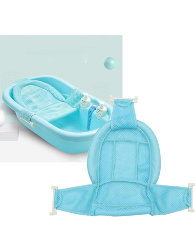 Soporte de Baño Ajustable para Bebés con Malla Transpirable