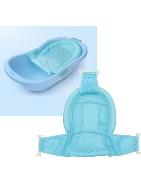 Soporte de Baño Ajustable para Bebés con Malla Transpirable