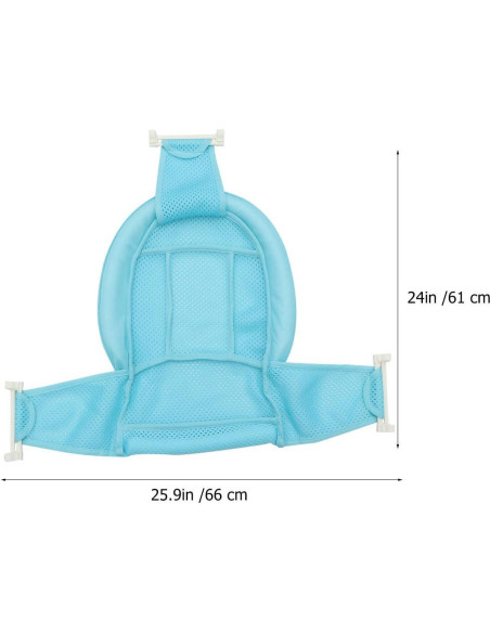 Soporte de Baño Ajustable para Bebés con Malla Transpirable