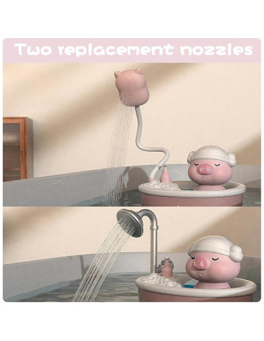 Juguete de baño Exrroh con cascada y pato para bebés