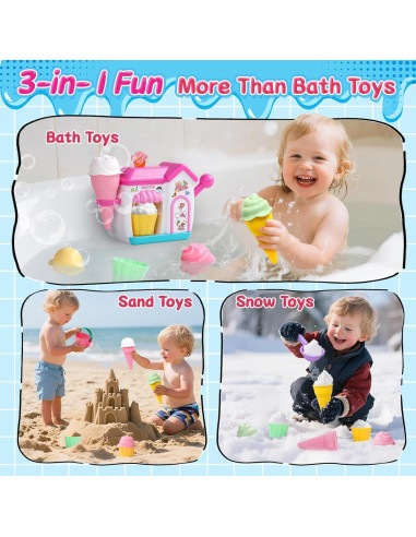 Juguetes de baño de helado para niños 2-8 años - Zhongshan