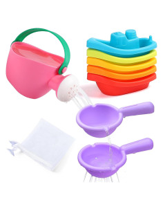 Juguetes de baño para bebés XIEMOMO 8PCS sin moho
