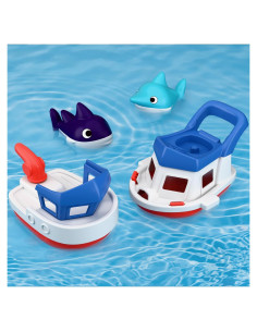 Set de Juguetes de Baño iPlay, iLearn para Bebés 18 meses+