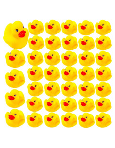 102 Patitos de Goma Amarillos para Baño DZTIAN - Juguetes