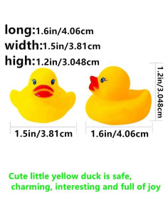 102 Patitos de Goma Amarillos para Baño DZTIAN - Juguetes 2