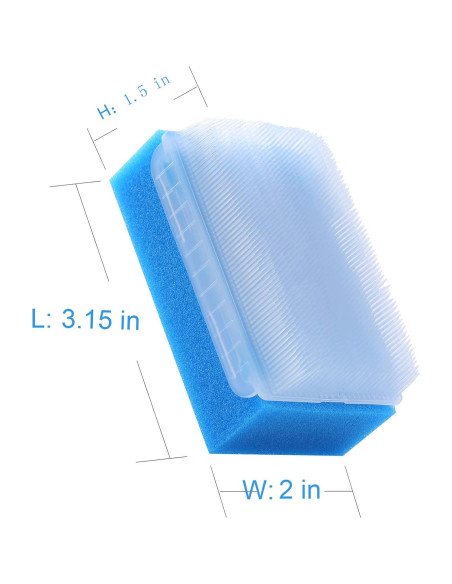 Esponjas de Exfoliación ARGOMAX - Paquete de 6 Unidades