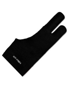 Guante de Dibujo XP-PEN de 2 Dedos para Tableta Gráfica M Negro