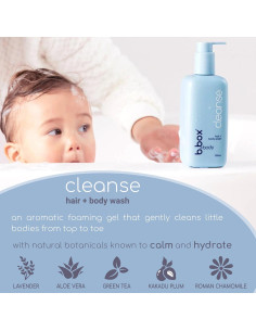 Champú y Gel de Baño para Bebés b.box - 348 ml, Lavanda y Manzanilla 2