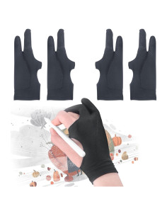 Guante de Dibujo GUUGEI para Tableta Táctil 3 Capas Universal