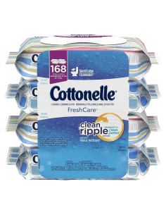 Toallitas de limpieza desechables Cottonelle Fresh Care 42 hojas