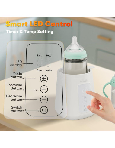 Calentador de Biberones 5 en 1 Digital para Bebés - 0.69 kg