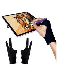 Guantes de Dibujo Digital AmberVec - 2 Paquetes, Tamaño M