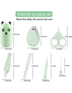 Kit de Uñas para Bebés 5 en 1 AeKahtay - Manicura Segura 2